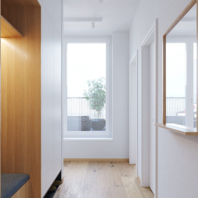 minimalistický interiér